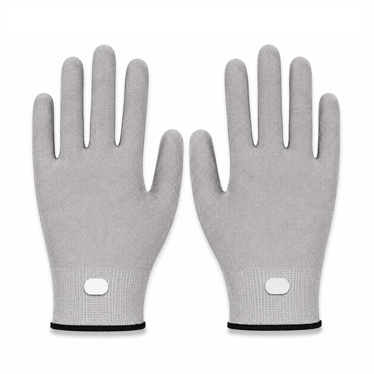 Silver Fiber Conductive Fabric Glove Electrode For TENS/EMS Therapy