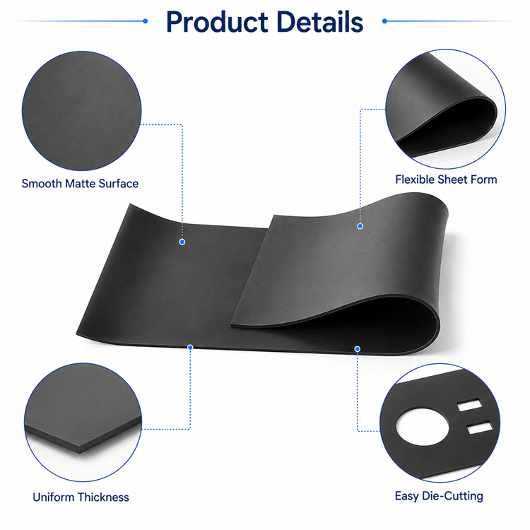 Conductive Silicone Rubber Electrode Pad 300x105mm for TENS & EMS - Image 6