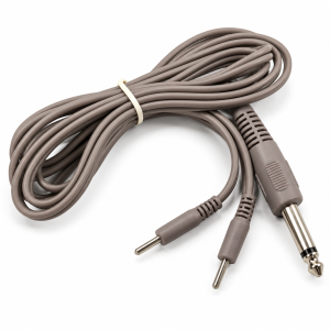 1.8m Electrode Lead Cable with 6.35mm Plug and Dual 2.0mm Pin Outputs