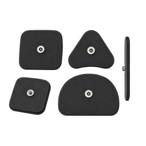 Snap ECG Silicone Electrode Pad For TENS EMS Physiotherapy