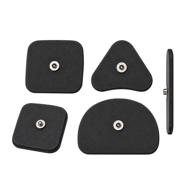 Snap ECG Silicone Electrode Pad For TENS EMS Physiotherapy