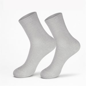 Silver Fiber Conductive Fabric Socks For TENS EMS Therapy