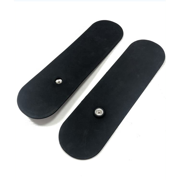 Snap Button Conductive Silicone Electrode Pads for EMS/TENS Therapy - Image 3